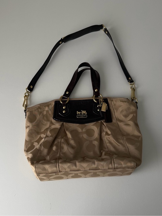 Coach Handbags - Brown + Tan Coach Bag